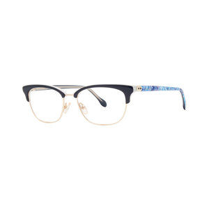 Lilly Pulitzer Crawford Eyeglasses Navy 50mm